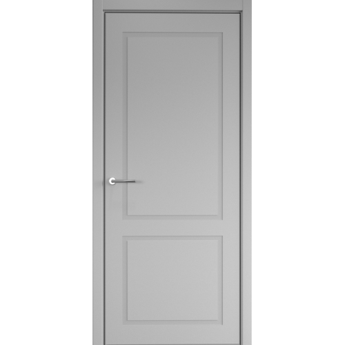 Межкомнатная дверь Albero, Неоклассика 2,  глухая. Эмаль. Цвет - серый.
