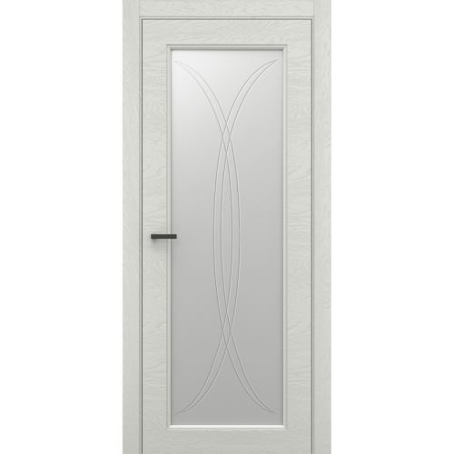 Межкомнатная дверь Олимп, Нюанс 01 ПО. Стекло с алмазной гравировкой. Рисунок "Фантазия"