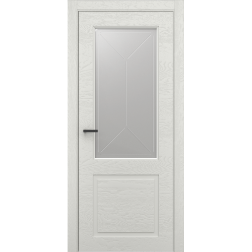 Межкомнатная дверь Олимп, Нюанс 02 ПО. Стекло с алмазной гравировкой. Рисунок "Алмаз"