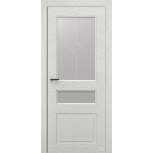 Межкомнатная дверь Олимп, Нюанс 04 ПО. Стекло с алмазной гравировкой. Рисунок "Сапфир"