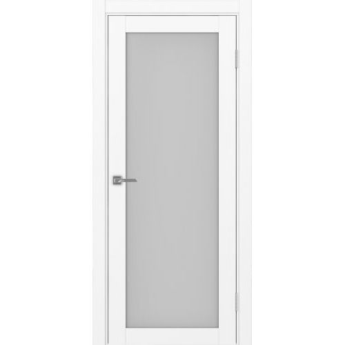 Межкомнатная дверь Optima Porte, Турин 501.2. Цвет - белый снежный. Стекло - матовое.