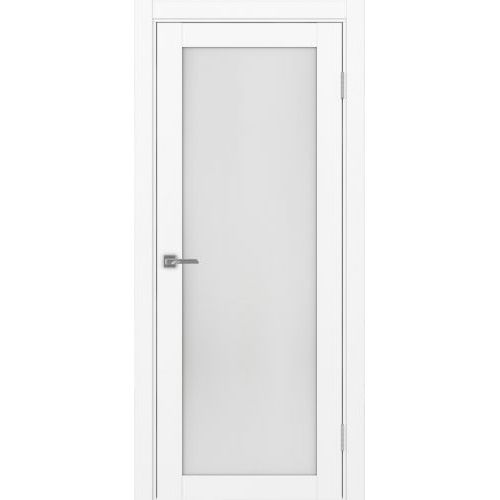 Межкомнатная дверь Optima Porte, Турин 501.2. Цвет - белый снежный. Стекло - кризет бц.