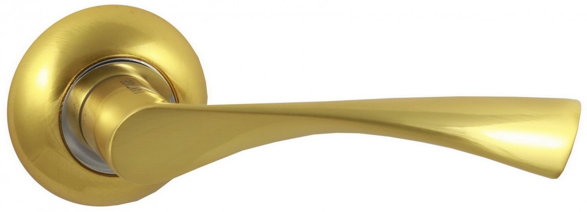 Ручка дверная Vantage AL V 23. Цвет - золото матовое.