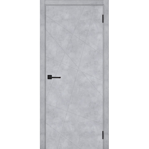 Межкомнатная дверь ЛесКом, Тоскана 1 ПГ. Цвет - бетон серый.