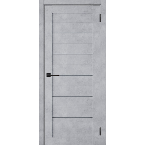 Межкомнатная дверь ЛесКом, Техно Лайт. Цвет - бетон серый.