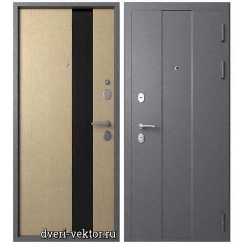 Входная дверь Мегатрон, Mega M8, серый муар / дуб белфорд