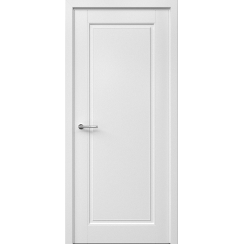 Межкомнатная дверь Albero, Классика 1,  глухая. Эмаль. Цвет - белый.