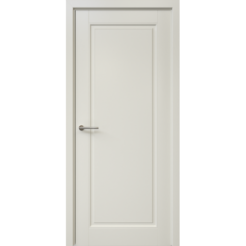 Межкомнатная дверь Albero, Классика 1,  глухая. Эмаль. Цвет - латте.