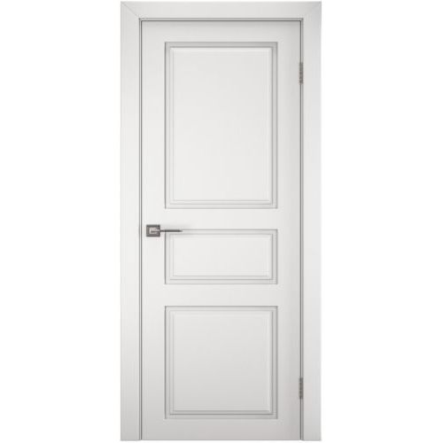 Межкомнатная дверь Sinergy, Неокласика, Эстен ПГ. Цвет - шагрень белая.