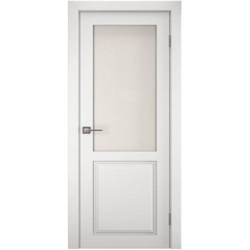 Межкомнатная дверь Sinergy, Неокласика, Бенуа ПО. Цвет - шагрень белая.