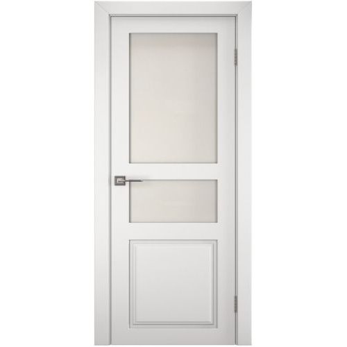 Межкомнатная дверь Sinergy, Неокласика, Эстен ПО 2. Цвет - шагрень белая.