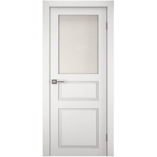 Межкомнатная дверь Sinergy, Неокласика, Эстен ПО 1. Цвет - шагрень белая.