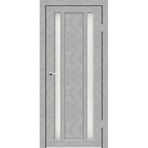 Межкомнатная дверь Sinergy, Модерн, Фиеста ПО. Цвет - бетон серый. Стекло - матовое.