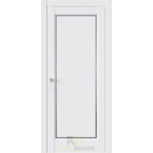 Межкомнатная дверь AxelDoors, LVT 1 ПО. Цвет - белый.