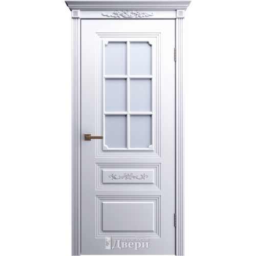 Межкомнатная дверь Чебоксарские Двери, Миртл 5 ПО. Стекло - сатинат белое.