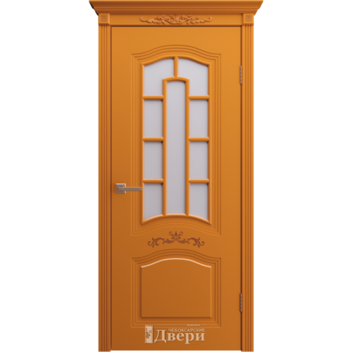 Межкомнатная дверь Чебоксарские Двери, Миртл 10 ПО. Стекло - сатинат белое.
