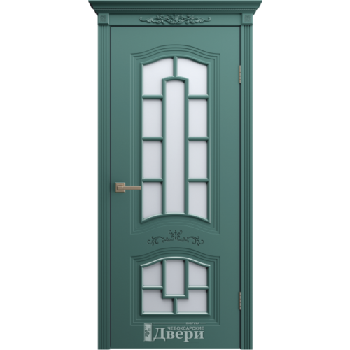 Межкомнатная дверь Чебоксарские Двери, Миртл 11 ПО. Стекло - сатинат белое.