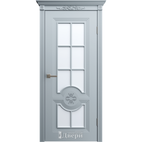 Межкомнатная дверь Чебоксарские Двери, Миртл 13 ПО. Стекло - сатинат белое.