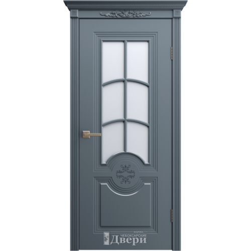 Межкомнатная дверь Чебоксарские Двери, Миртл 14 ПО. Стекло - сатинат белое.