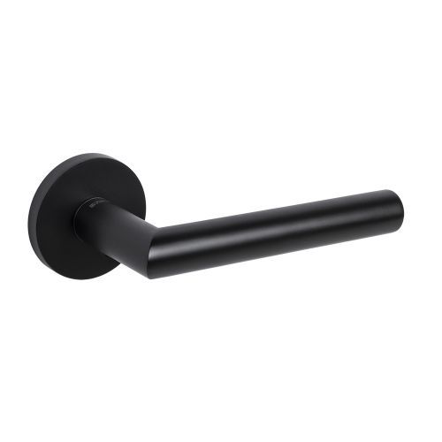 Ручка дверная Fuaro Barrel K.SLR. Цвет - черный.