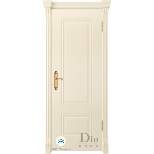 Межкомнатная дверь DioDoor, Trend, Контур 1 ПГ. Цвет - кремовый. Капитель "Рим".