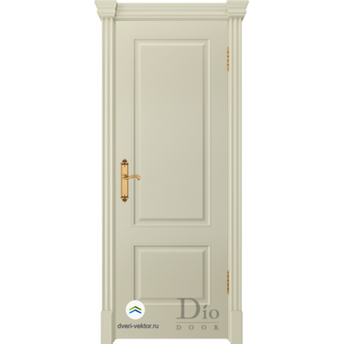Межкомнатная дверь DioDoor, Trend, Пронто 1.0 ПГ. Цвет - слоновая кость. Капитель "Испания".