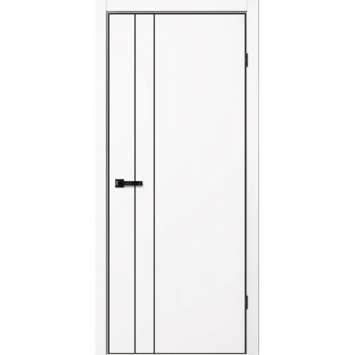 Межкомнатная дверь Сибирь Профиль, Neo, N 02 ПГ. Цвет - белый эмалит.