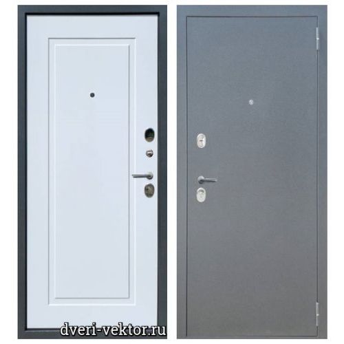 Входная дверь Бронэкс, YoDoors 2, букле графит / веллуто бьянко