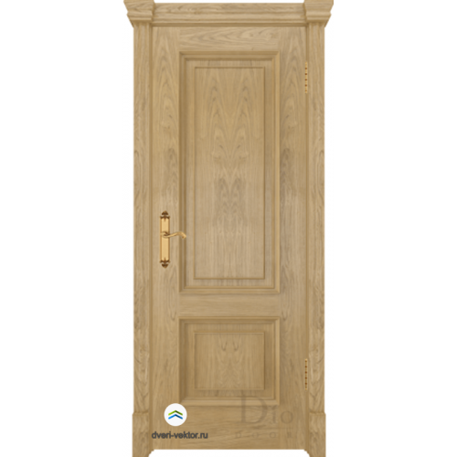 Межкомнатная дверь DioDoor, Premio, Тори ПГ. Шпон. Цвет - дуб американский натуральный Капитель "Испания".
