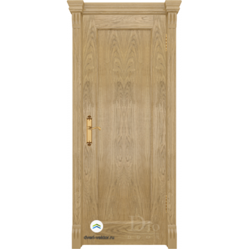 Межкомнатная дверь DioDoor, Dio, Миланика 1 ПГ. Цвет - дуб американский натуральный. Капитель "Рим".
