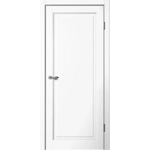 Межкомнатная дверь Сибирь Профиль, Classic C6 ПГ. Цвет - белый.