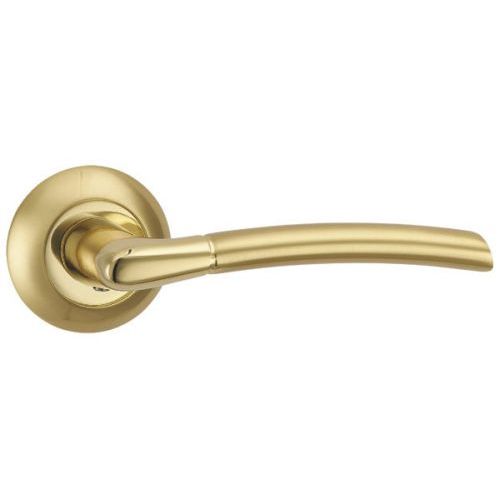 Ручка дверная Punto Ardea TL. Цвет - золото / золото матовое.