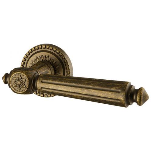 Ручка дверная Armadillo Matador CL4. Цвет - бронза античная.