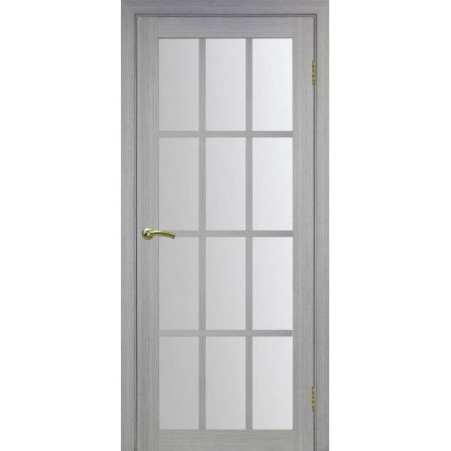 Межкомнатная дверь Optima Porte, Турин 542.2222. Цвет - дуб серый.